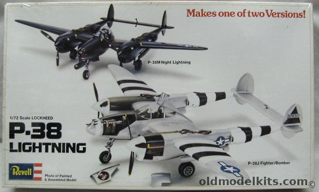 Revell 1/72 Lockheed P-38M or P-38J, H220 plastic model kit
